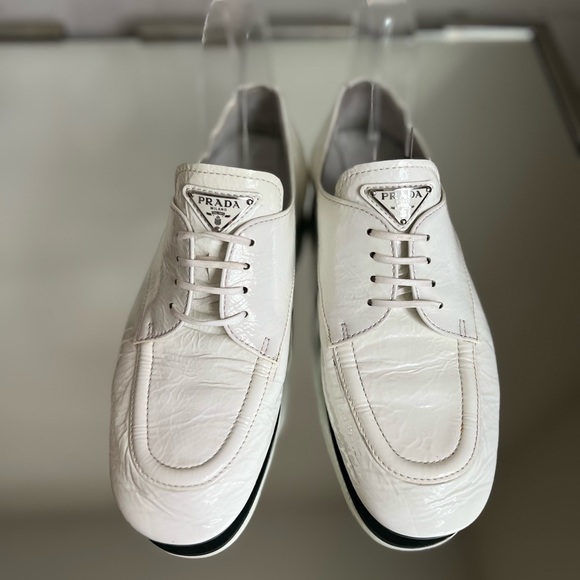 Prada Patent leather Loafer 37 $995 - Picture 5 of 15